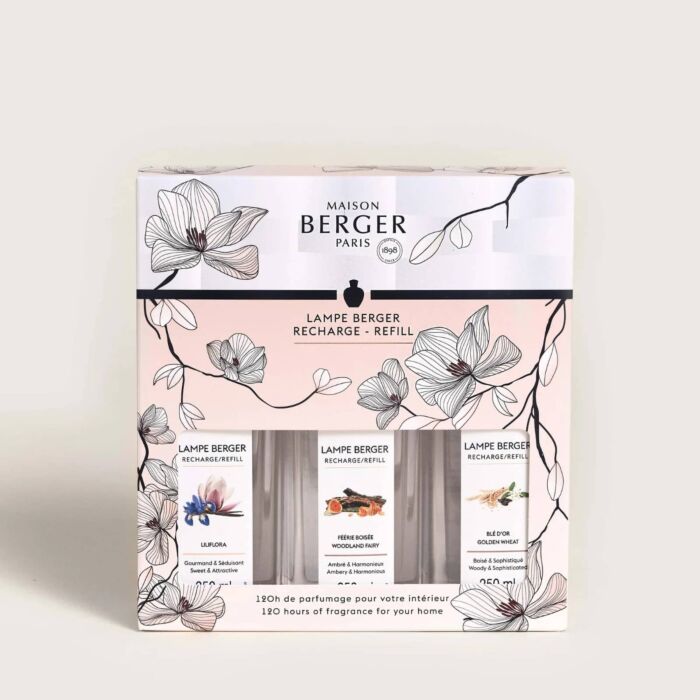 Maison Berger Triopack Lamp Berger Refills 250ml